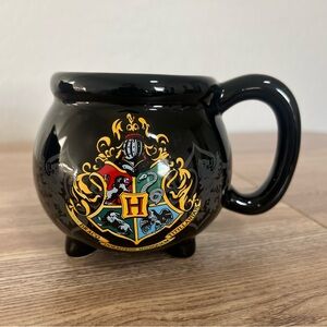 Harry Potter Hogwarts School Crest Witches Coffee Cauldron Cup Lrg 20oz Mug